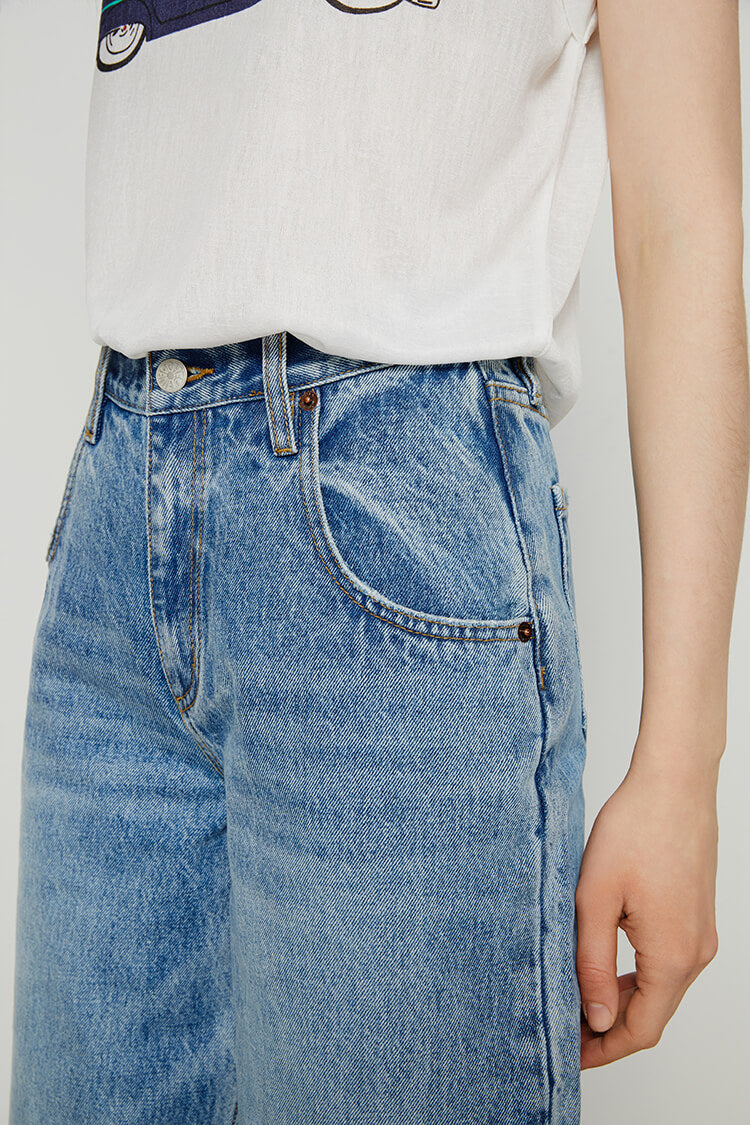 80'S Utility Loose Jeans HJ128 Hey Joanie