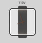 Nordic Wall Lamp Bedroom Bedside Lamp Clock Modeling Lamp