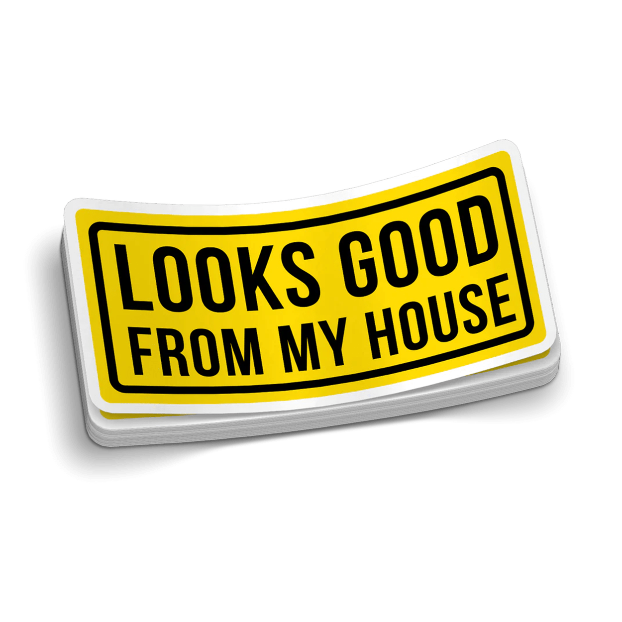 Looks Good Hard Hat Decal Armed American Supply