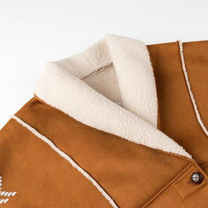 Tribal Rancher Lambs Hair Jacket - Warm, Cozy, & Stylish Cowgirl Outerwear Country in My Heart