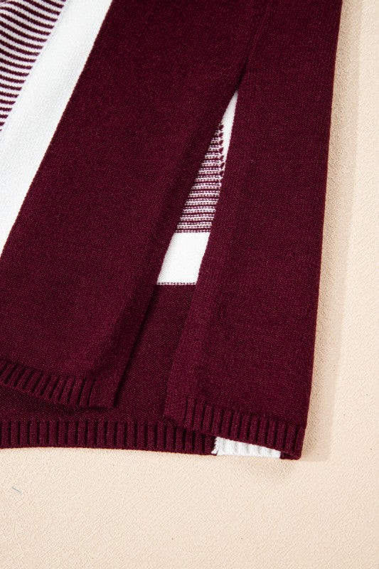 Stripe Colorblock Patchwork Dolman Sleeve Sweater Shop Style & More | Fresh Looks, Everyday Deals & Free Shipping