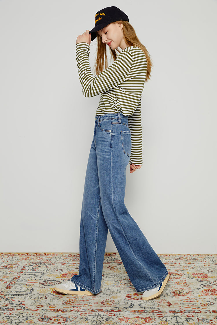 Angeles High Rise Baggy Jeans HJ103 Hey Joanie