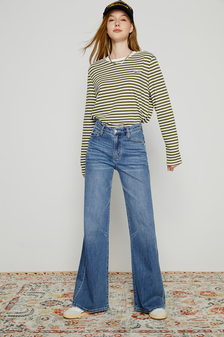 Angeles High Rise Baggy Jeans HJ103 Hey Joanie