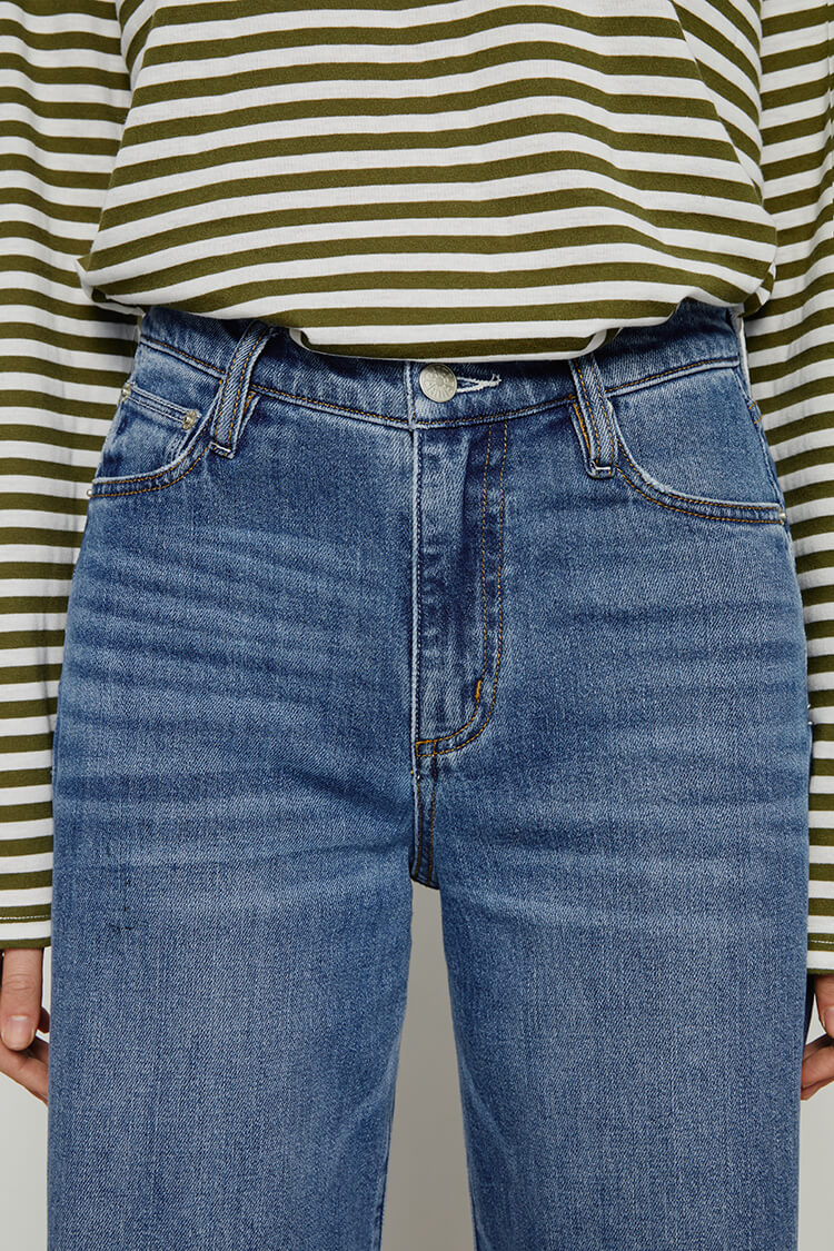 Angeles High Rise Baggy Jeans HJ103 Hey Joanie
