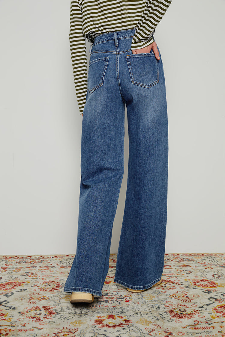 Angeles High Rise Baggy Jeans HJ103 Hey Joanie
