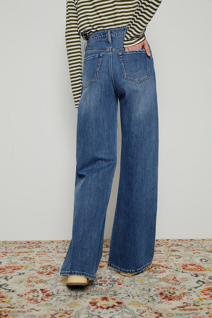 Angeles High Rise Baggy Jeans HJ103 Hey Joanie