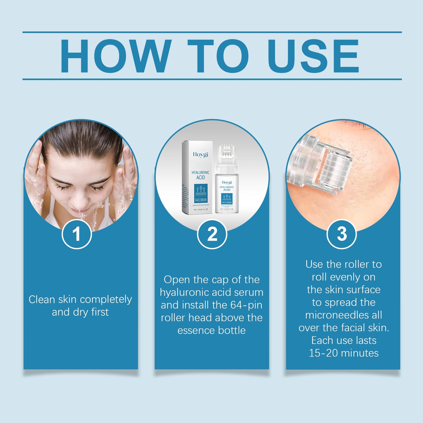 Hyaluronic Acid Face Serum, Radiant Facial Skin Improves Skin Pores And Hydrates