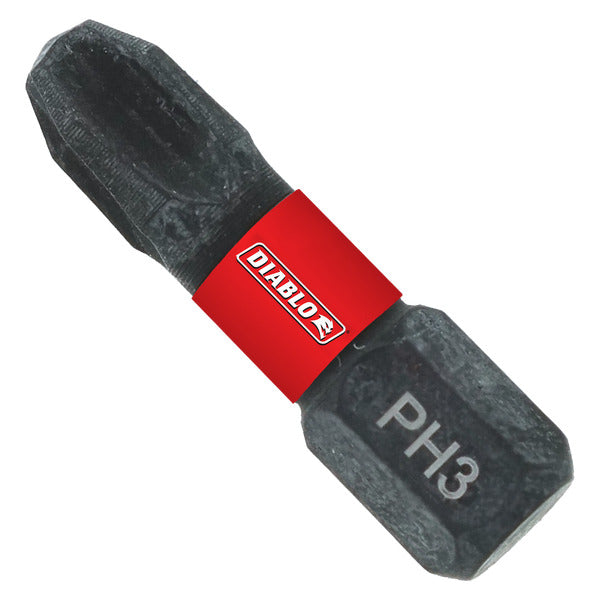 Diablo DPH31B 1" #3 Phillips Drive Bit (Bulk) VM Hardware