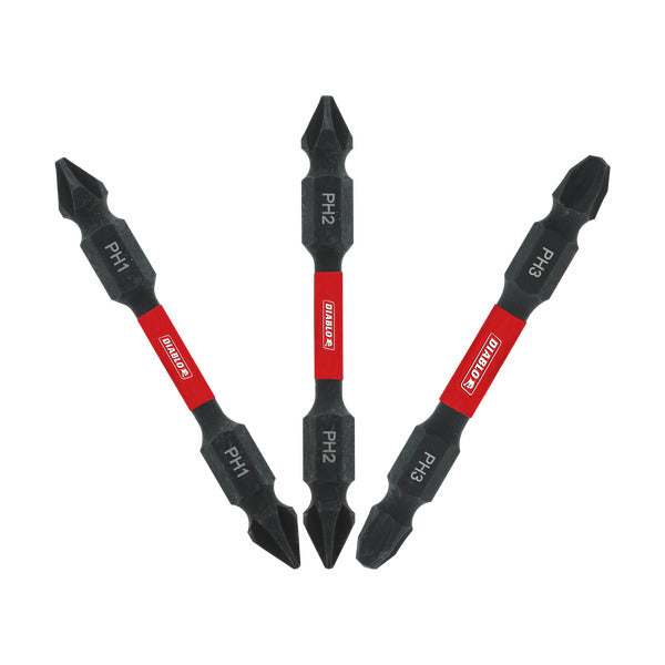 Diablo DDEPH225B 2-3/8" Double-Ended Phillips Drive Bit (Bulk) VM Hardware