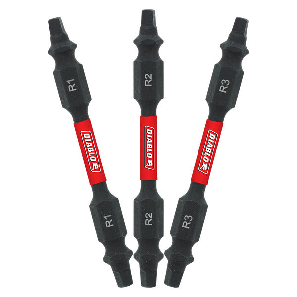 Diablo DDESQ225B 2-1/2" Double-Ended Square Drive Bit (Bulk) VM Hardware