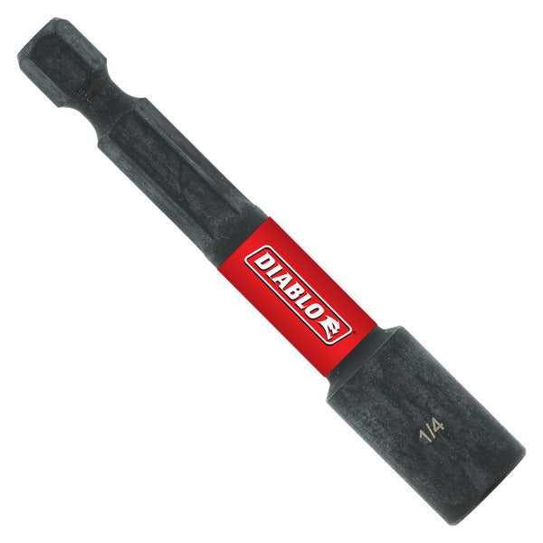 Diablo DNTSL14B 1/4" x 2-9/16" Magnetic Nut Driver (Bulk) VM Hardware