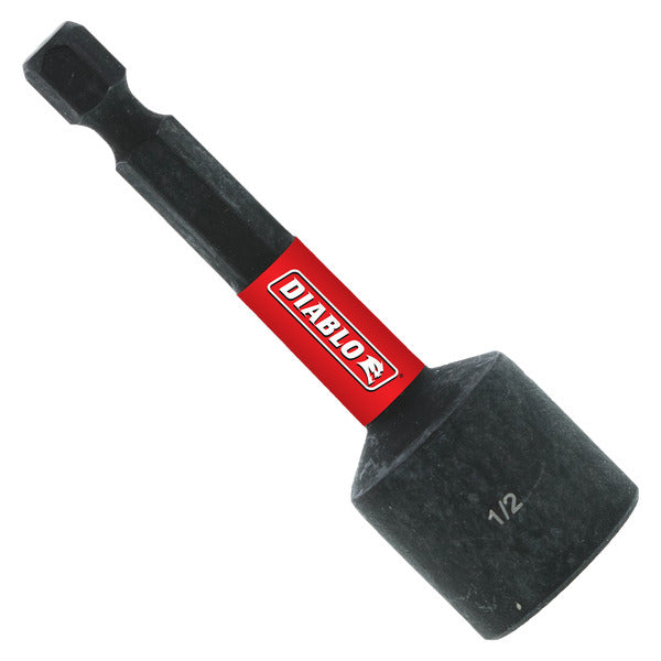 Diablo DNTSL12B 1/2" x 2-9/16" Magnetic Nut Driver (Bulk) VM Hardware