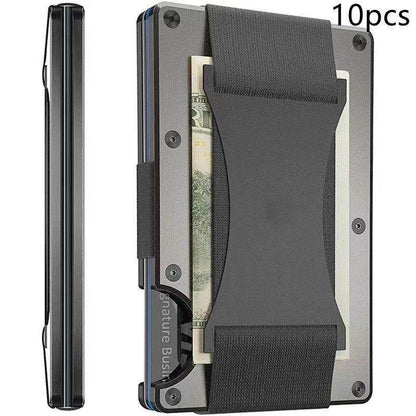 Carbon Fiber Wallet - RFID Blocking Metal Card Holder SmartPursue™