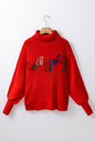 Christmas Holly Jolly Tinsel Turtleneck Sweater Shop Style & More | Fresh Looks, Everyday Deals & Free Shipping