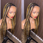 22 inches mix color knotless braided wig HOL stores