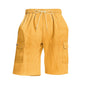 Mens Corduroy Multi-Pocket Shorts For Sports SnagBag