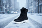 Women’s Fleece-Lined Chunky Sole Shoes – Warm Casual Winter Comfort Shoes FitiqueFit