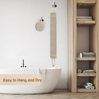 Deep Cleansing Back Scrubber for Men And Women - Exfoliates And Relaxes Your Body in The Shower Or Bath NovaCart