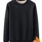 New Men's Casual Fashionable Solid Color Crew Neck Sweatshirts For Autumn And Winter NovaCart