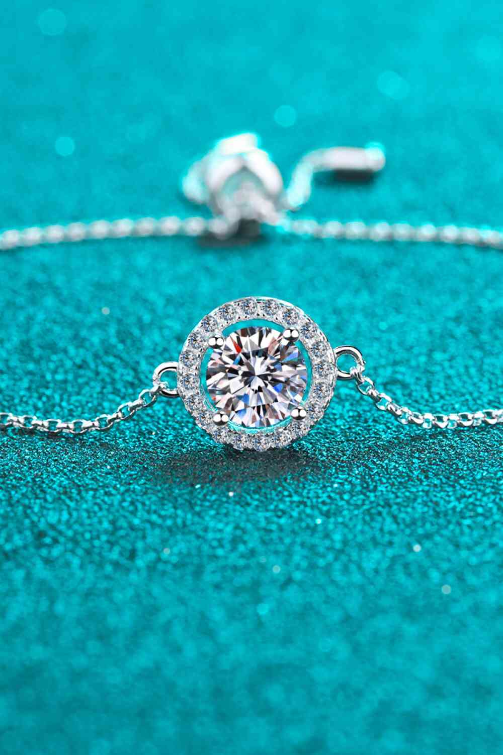 Adored All For Fun 1 Carat Moissanite Bracelet – Elegant 925 Sterling Silver Design See size chart under “more details” The Fashion Celestial