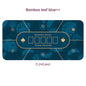 Dezhou playing card pad tablecloth table cushion square round chip rubber cushion playing card table top cushion