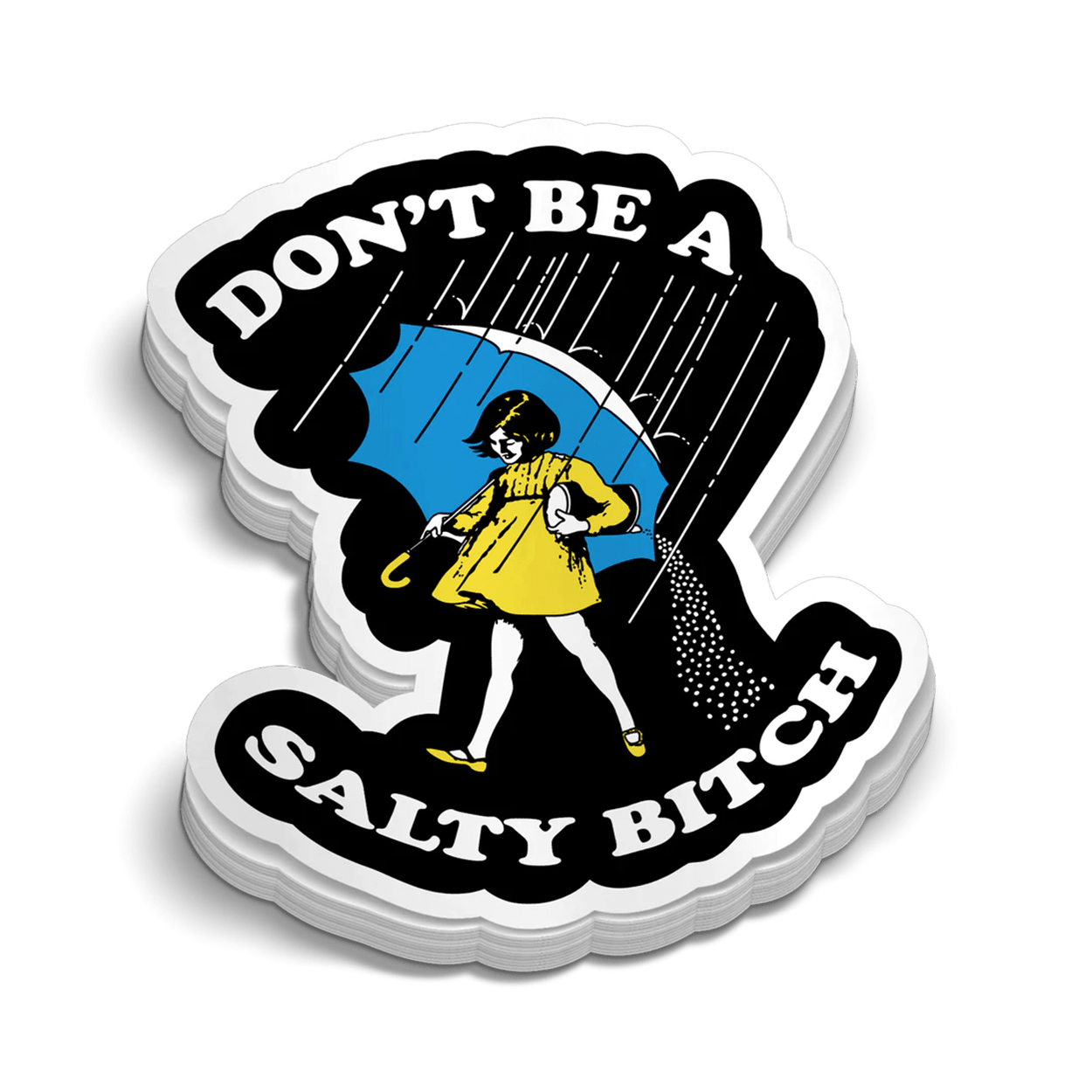 Salty Bitch Hard Hat Decal Armed American Supply