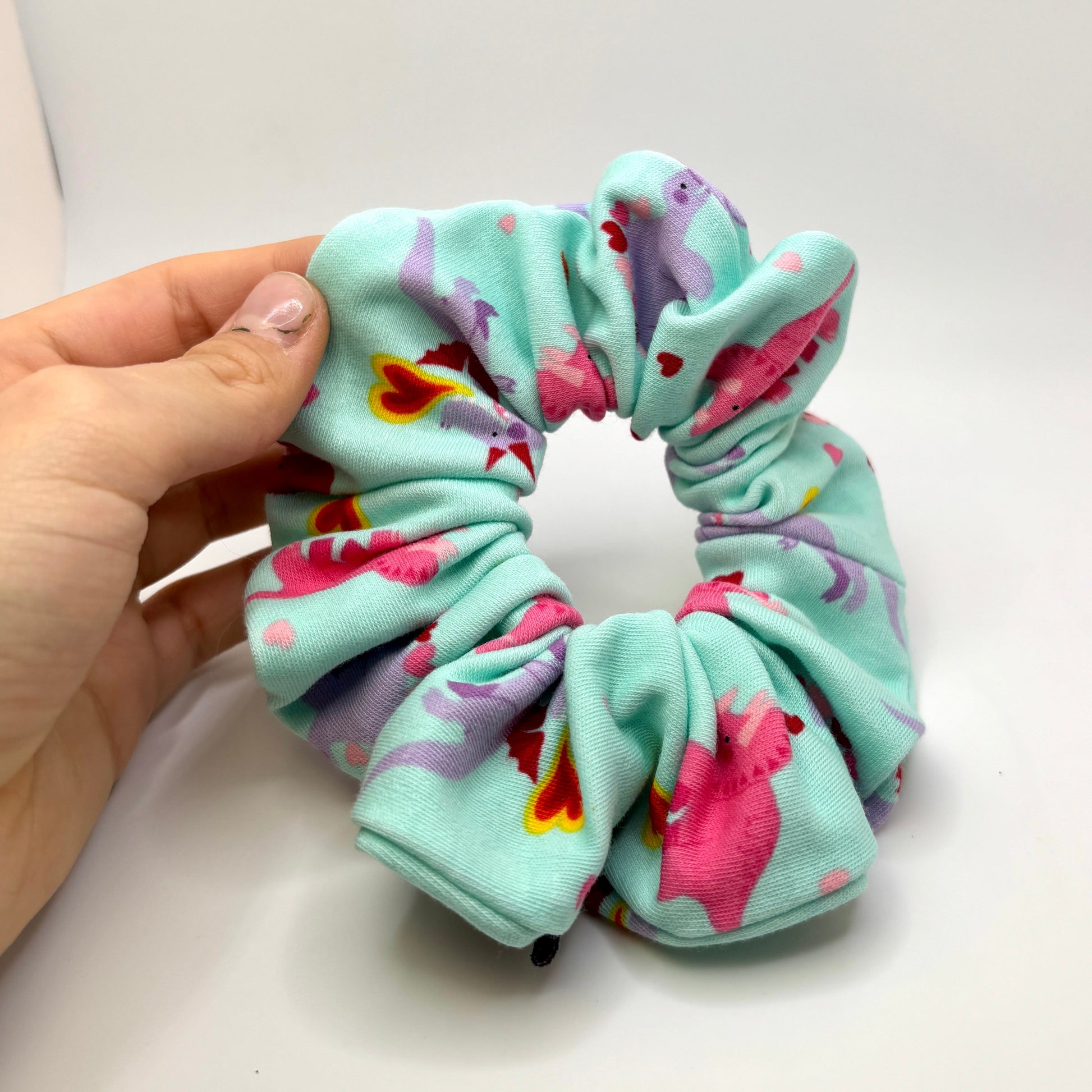 Mini Valentine's Day Dinos Scrunchie Enchanted Scrunch