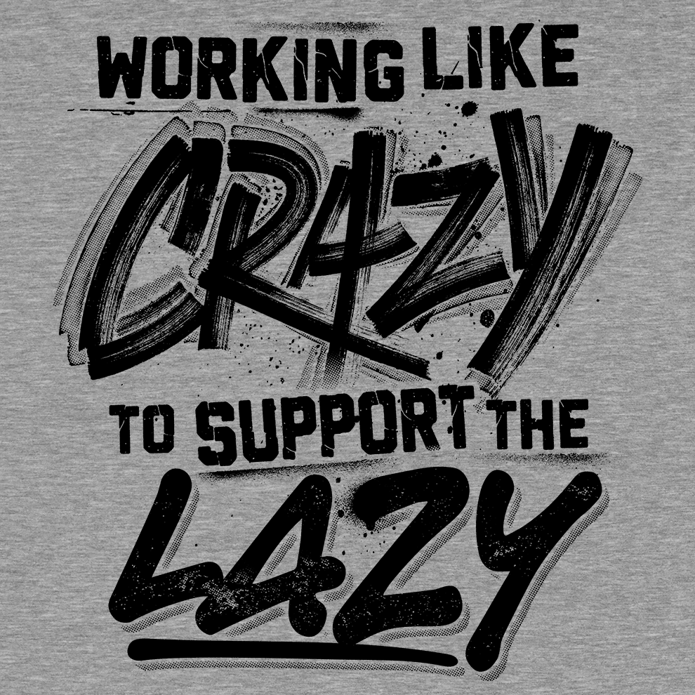 Crazy - Safety Yellow T-Shirt Armed American Supply