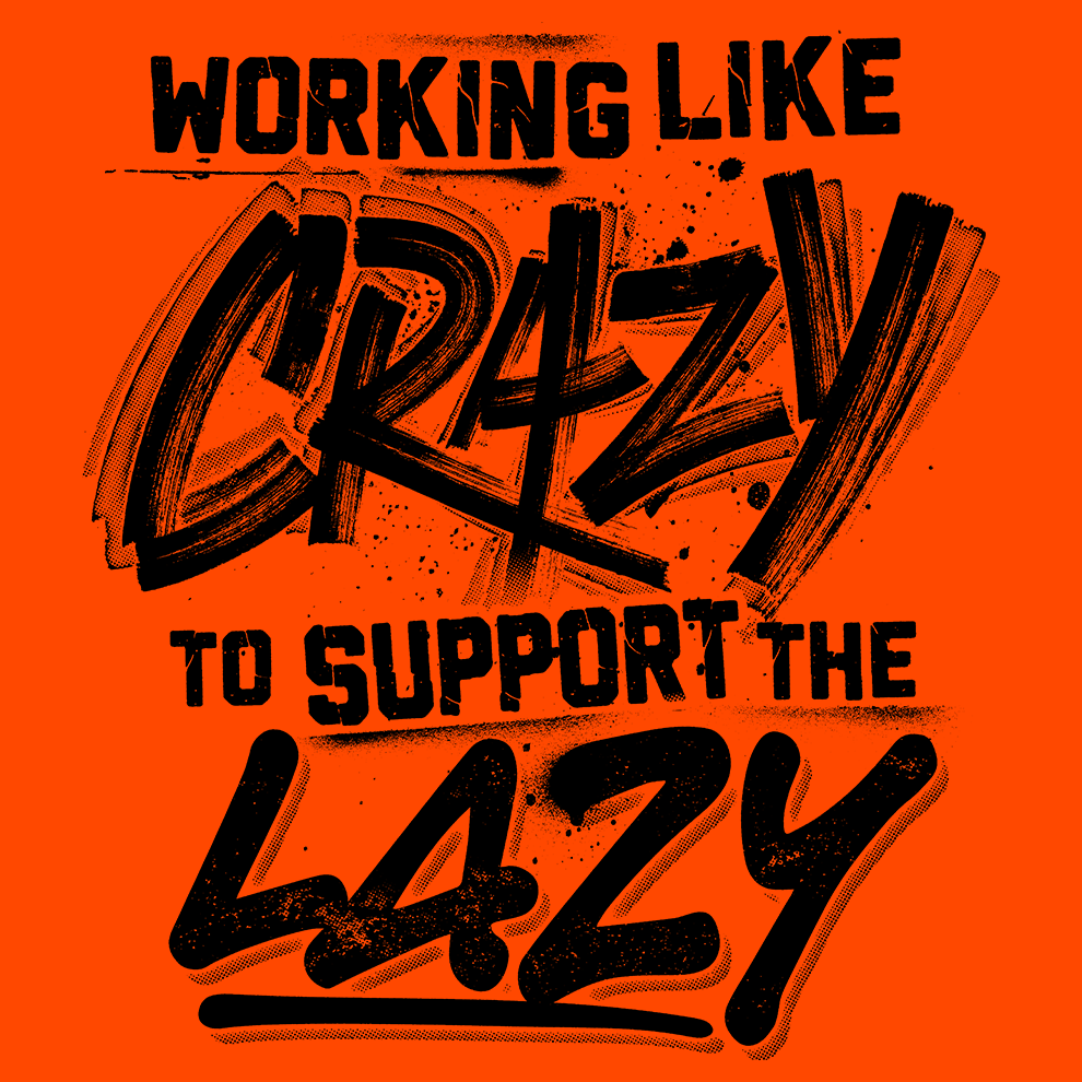 Crazy - Long Sleeve Hi-Vis T-Shirt Armed American Supply