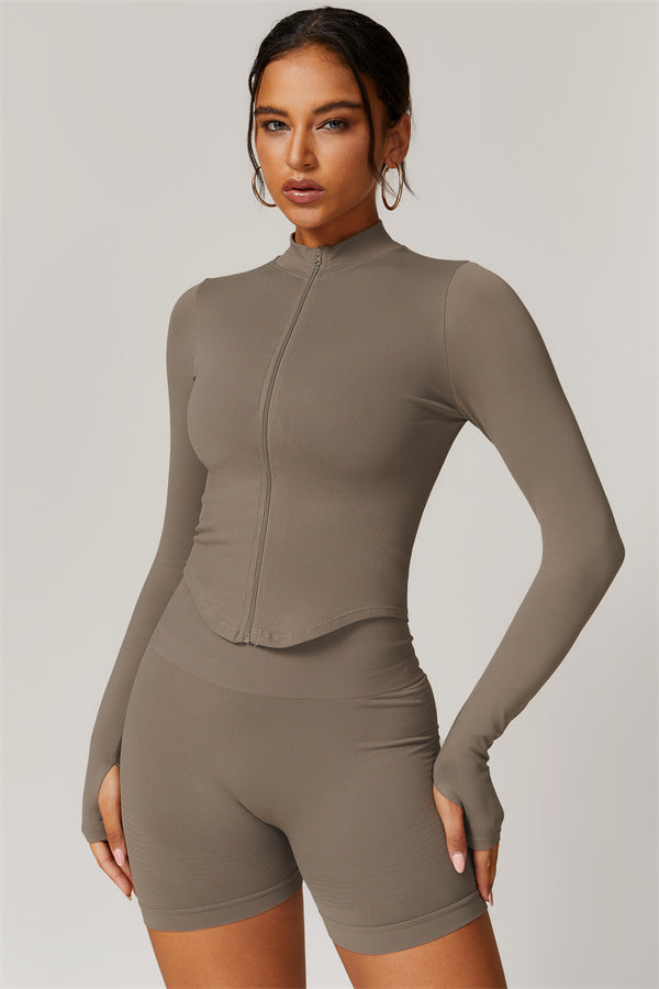 The Delight Jacket Shorts 2-Piece Set Fitglutes Activewear Gymwear Sportswear & Workout Clothes