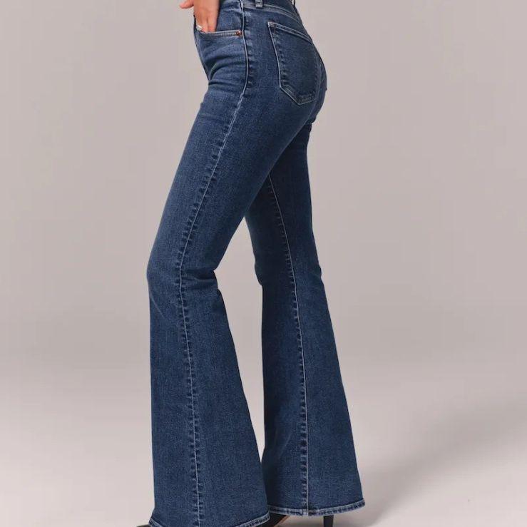 Retro Cowgirl High Waist Denim Jeans - Stylish Micro Flared Vintage Denim for Women Country in My Heart