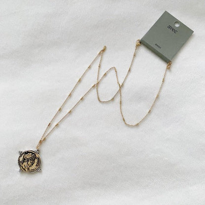 Roman Coin Charming Chain Necklace Shop Style & More | Fresh Looks, Everyday Deals & Free Shipping