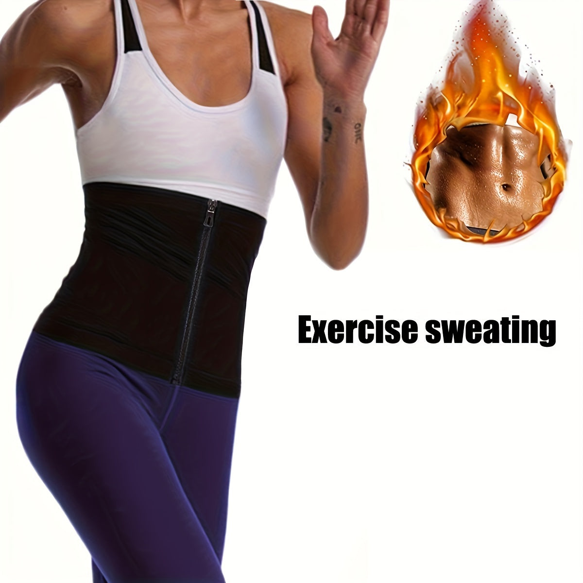 Women's Waist Trainer Shaper Sauna Sweat Belt Waist Trimmer NovaCart