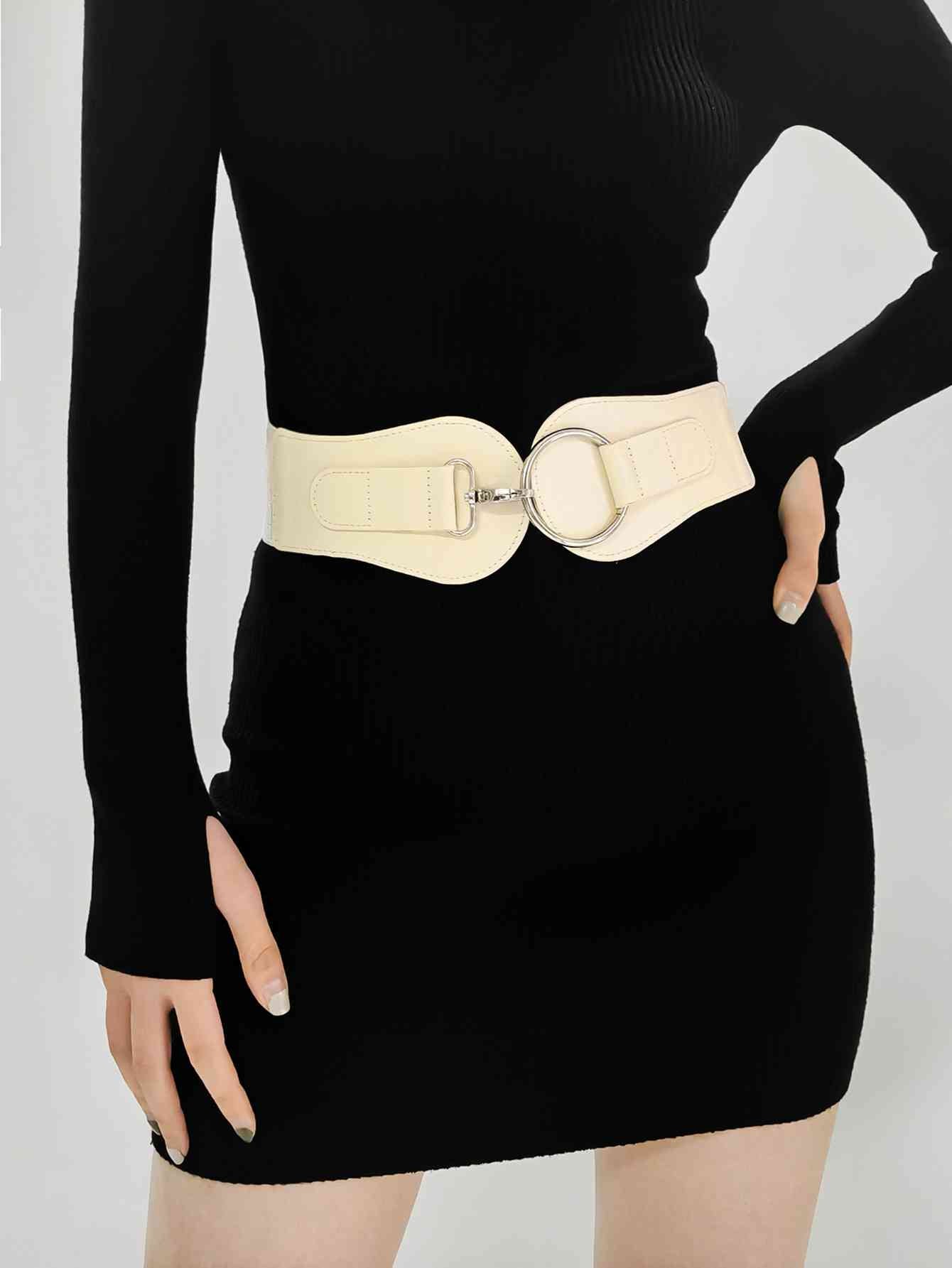Elegant Fashion PU Elastic Wide Belt – Adjustable Comfort Fit See size chart under “more details” The Fashion Celestial
