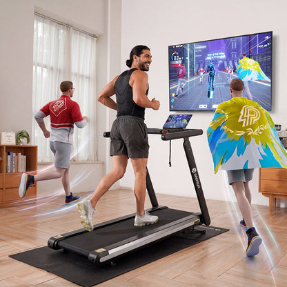 DeerRun X20 Incline Home Treadmill with 15% Auto Incline & Full Running Deck | 400 lbs, 11.3 mph DeerRun®