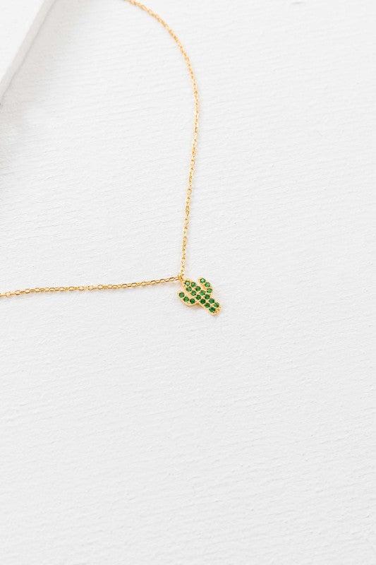 Mini Cactus Necklace (14K) Shop Style & More | Fresh Looks, Everyday Deals & Free Shipping