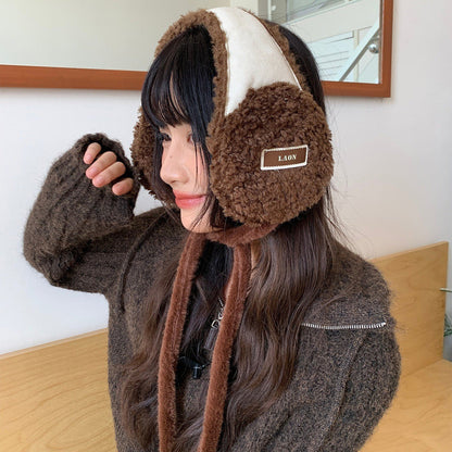 Women’s Fleece Ear Warmers – Warm Outdoor Cycling Ear Covers for Winter FitiqueFit