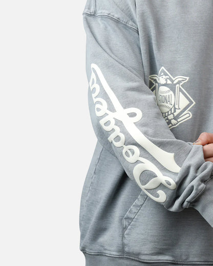 Pro Standard La Dodgers Street Team Hoodie - Washed Grey Denim Exchange
