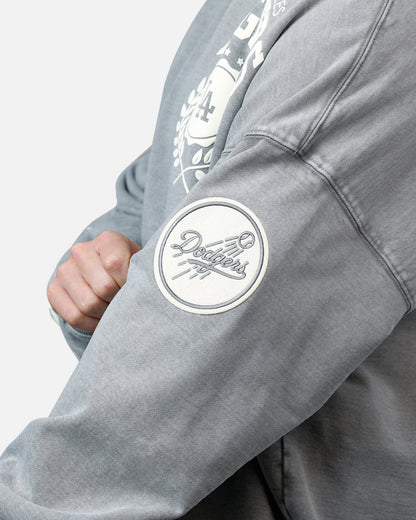 Pro Standard La Dodgers Street Team Hoodie - Washed Grey Denim Exchange