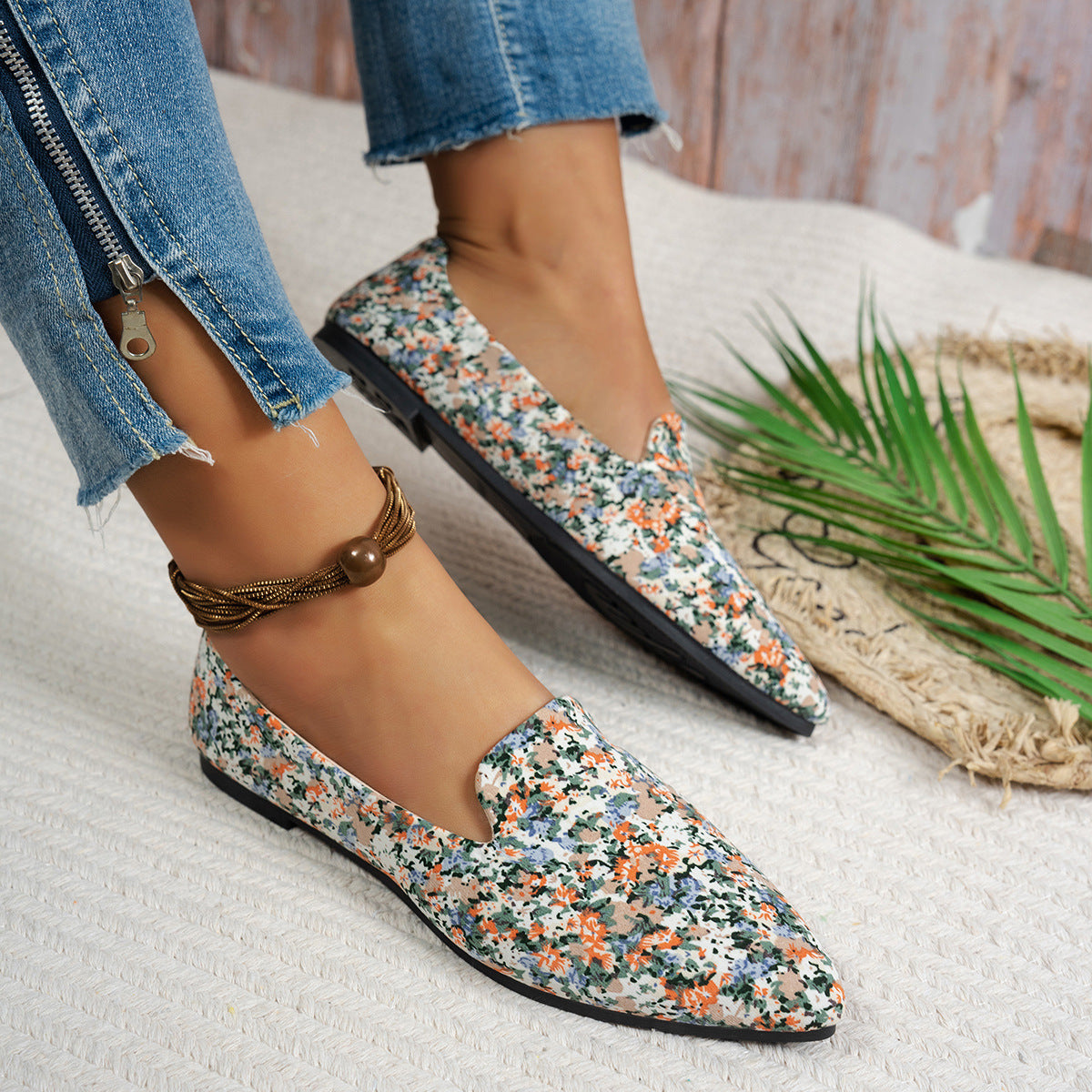 Women’s Flat Pointed-Toe Thin Shoes — Casual Everyday Flats FitiqueFit