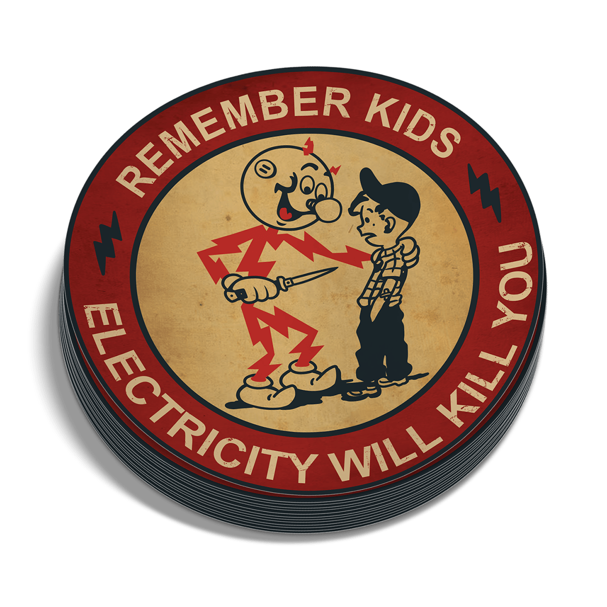 Remember Kids Hard Hat Decal Armed American Supply