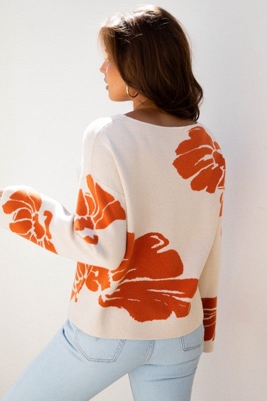 Floral Wide Sleeve Sweater Shop Style & More | Fresh Looks, Everyday Deals & Free Shipping