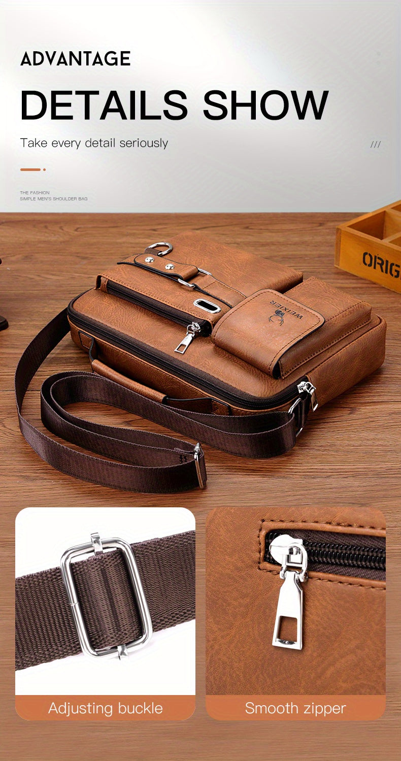 Men's Single-Shoulder Bag, Crossbody Bag, Business Messenger Bag, Shoulder Bag, Handbag, Casual Bag for Men NovaCart