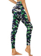 Cropped High Waist Camouflage Leggings FitiqueFit