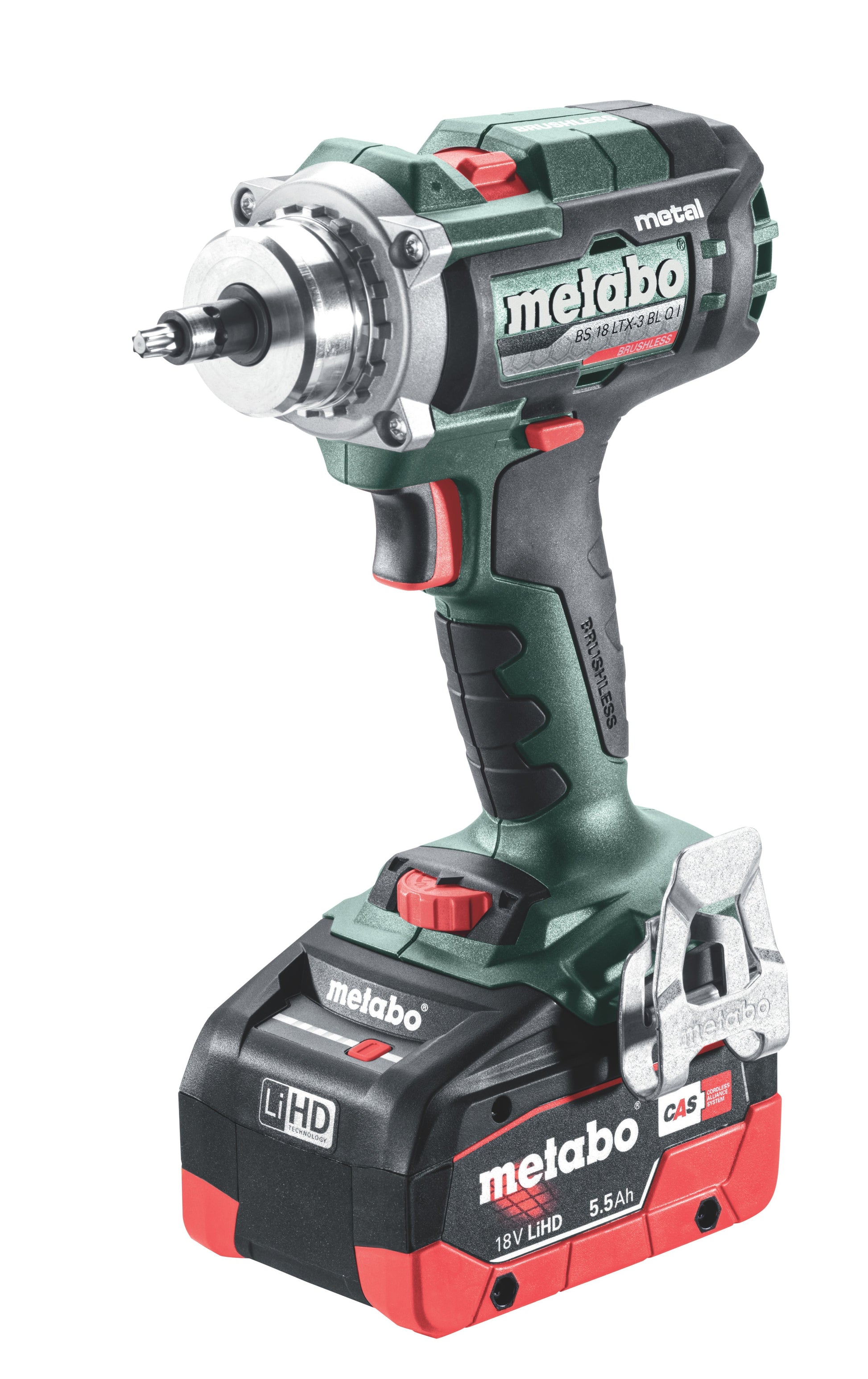 Metabo 603180620 Metabo BS 18 LTX-3 BL Q I METAL 5.5 Kit MB 18V Brushless Cordless 3-Speed Drill/Driver VM Hardware