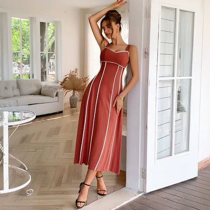 Leisure Vacation Style  Sling Dress Grayceful LLC