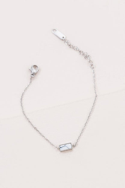 Beaming Bar Stone Bracelet | Silver Shop Style & More | Fresh Looks, Everyday Deals & Free Shipping