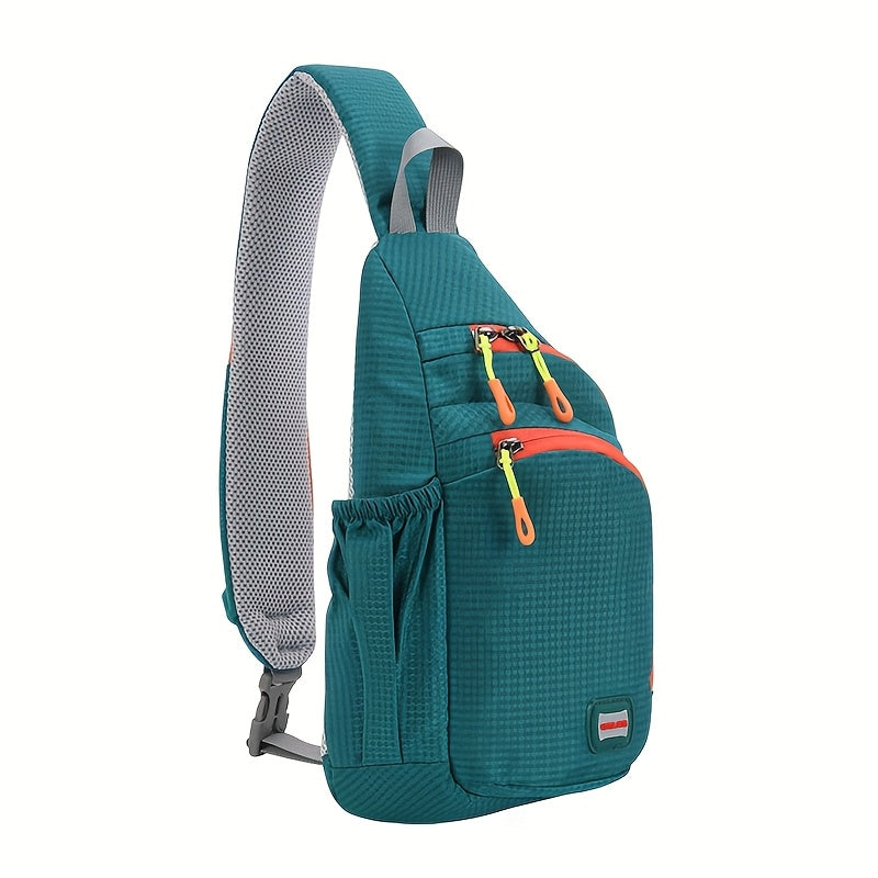 [Nylon Shoulder Bag] Nylon Shoulder Bag - Crossbody Chest Bag for Men and Women - Casual Sports Water Bottle Chest Bag - Outdoor Cycling Bag NovaCart