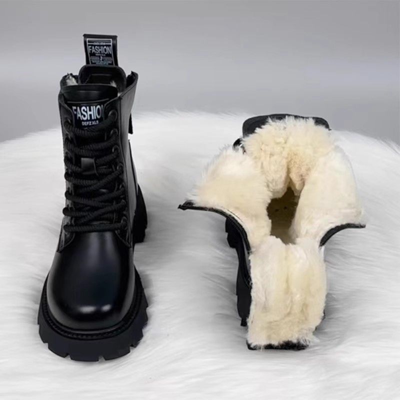 Women’s Padded Insulated Winter Boots – Stylish Thick Sole Snow Boots FitiqueFit