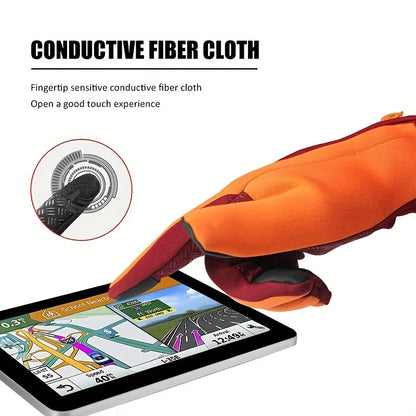 Men'S and Women'S Outdoor Touchscreen Windproof Gloves - Full-Finger Design, Warm-Keeping, Gloves for Cold Weather, Winter Gloves|Stylish Glove Design|Warm Gloves NovaCart